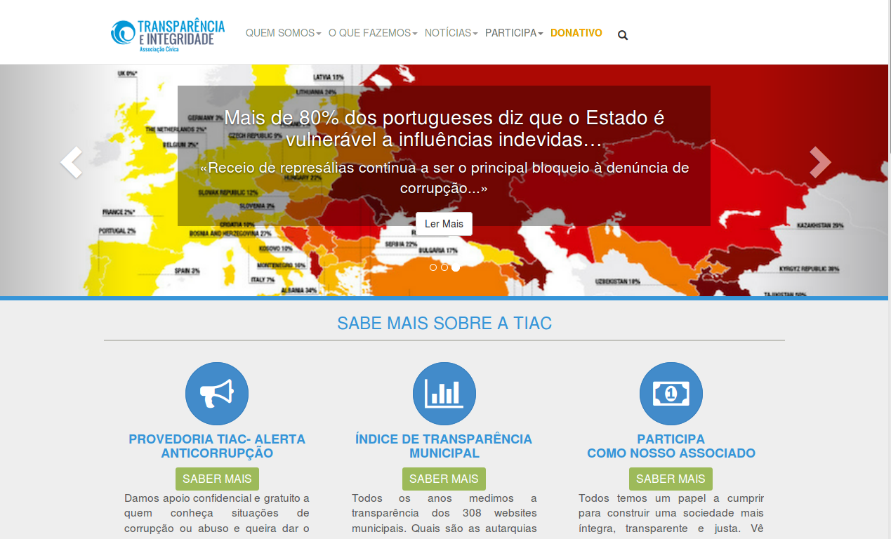 Portugal volta a cair no Índice de Perceções de Corrupção